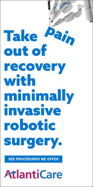 AtlantiCare Robotic Surgery 300x600 Ad