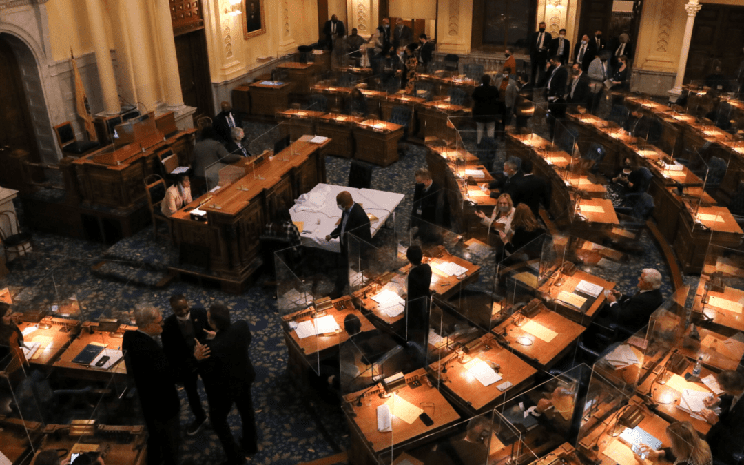 A Bill Calls for Using the State’s Swelling Cash Surplus to Offset Impending Unemployment Tax Hikes on Employers