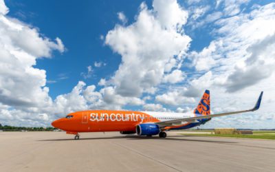 Sun Country will begin scheduled non-stop flights between ACY and their Minneapolis (MSP) hub.
