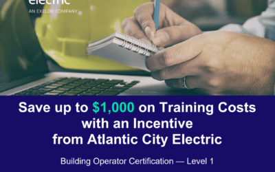 Save up to $1,000 on Training Costs with an Incentive from Atlantic City Electric