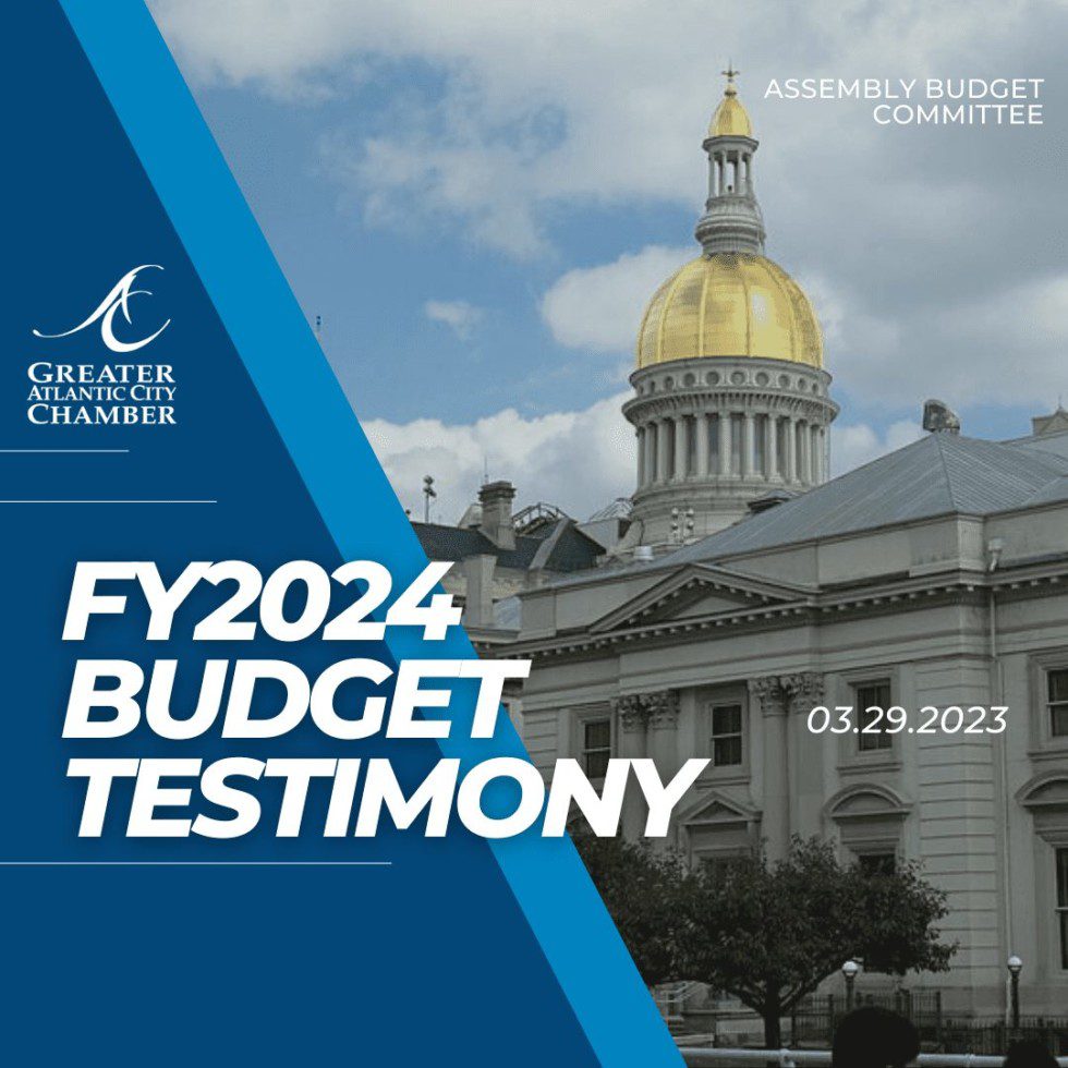 Greater Atlantic City Chamber provides Testimony before the Assembly